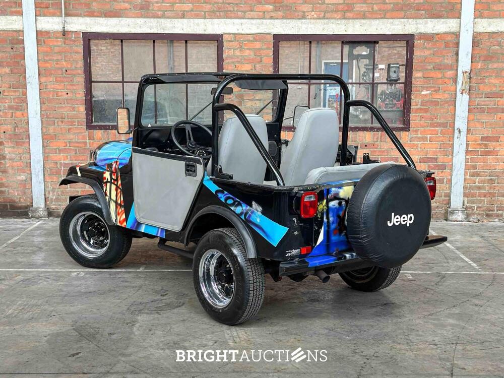 Jeep DJ5 (HERMAN BROOD) Canvas cab. 3.8 DJ Cabriolet 101pk 1976 -ART WORK-
