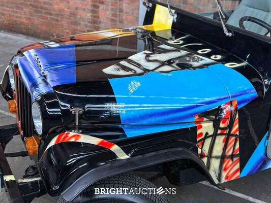 Jeep DJ5 (HERMAN BROOD) Canvas cab. 3.8 DJ Cabriolet 101pk 1976 -ART WORK-
