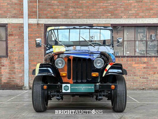 Jeep DJ5 (HERMAN BROOD) Canvas cab. 3.8 DJ Cabriolet 101pk 1976 -ART WORK-