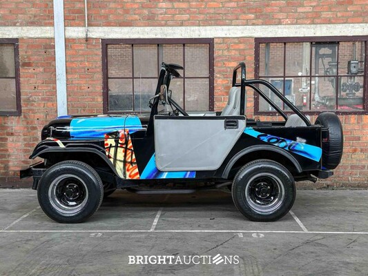 Jeep DJ5 (HERMAN BROOD) Canvas cab. 3.8 DJ Cabriolet 101pk 1976 -ART WORK-
