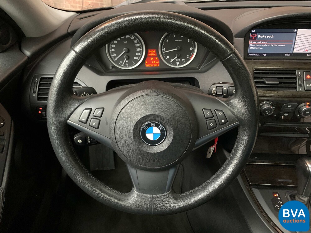 BMW 650i E63 4.8 367 PS 2006 HUD -Youngtimer-.