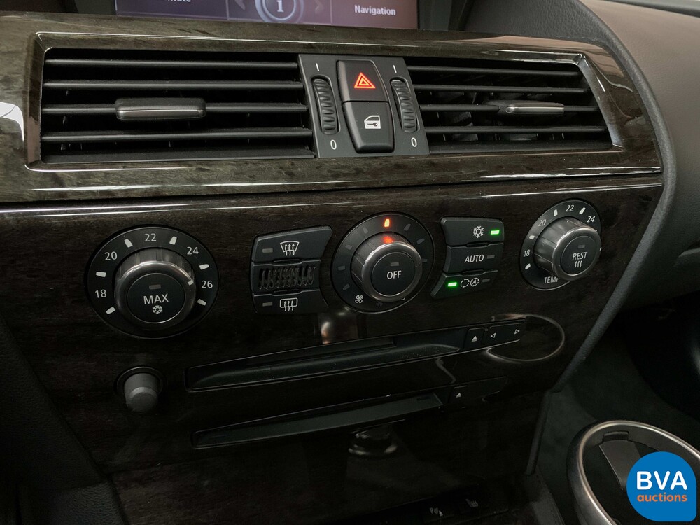 BMW 650i E63 4.8 367 PS 2006 HUD -Youngtimer-.