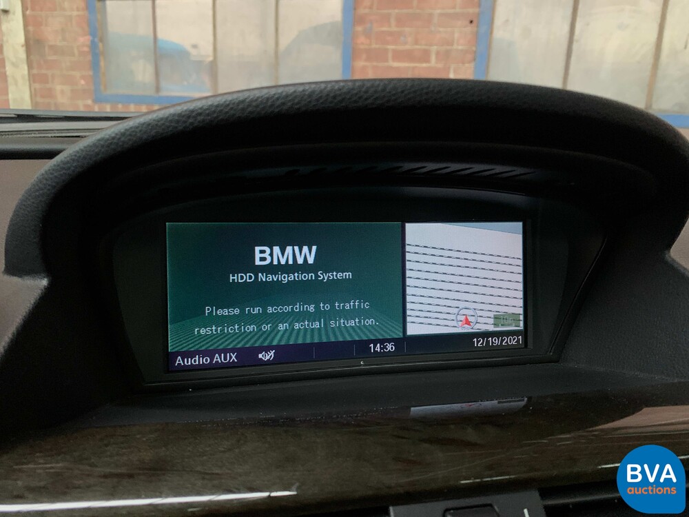 BMW 650i E63 4.8 367 PS 2006 HUD -Youngtimer-.