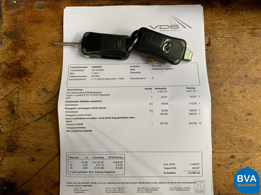 Porsche Cayenne Turbo 4.5 V8 450 PS 2003 -Youngtimer-, J-583-VP.