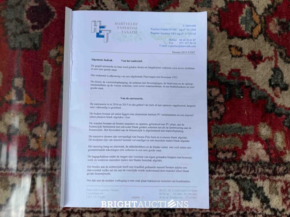 Rifra Saloon (EIGENBOUW - Pipowagen) 1953, LPL-80-D + Hanomag R442T-Brillant Tractor 42pk 1962, TDJ-78-P