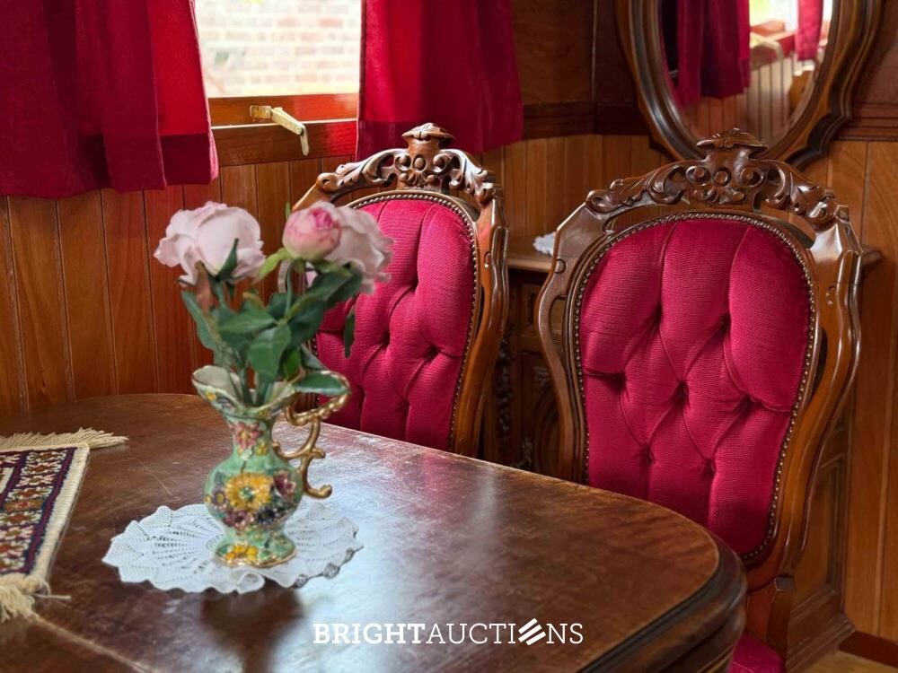 Rifra Saloon (EIGENBOUW - Pipowagen) 1953, LPL-80-D + Hanomag R442T-Brillant Tractor 42pk 1962, TDJ-78-P