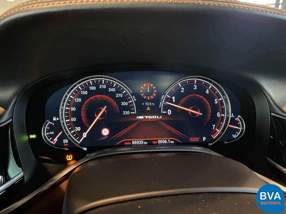 BMW M760Li V12 609pk M-sport xDrive 7-series 2017, TV-437-J.