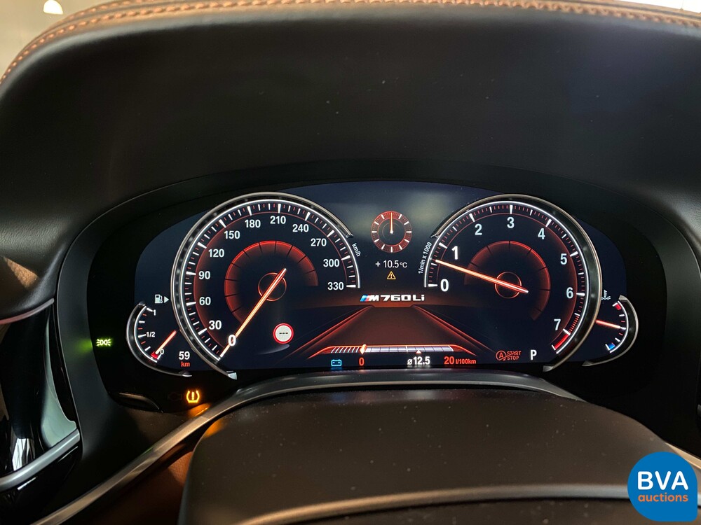 BMW M760Li V12 609pk M-sport xDrive 7-series 2017, TV-437-J.