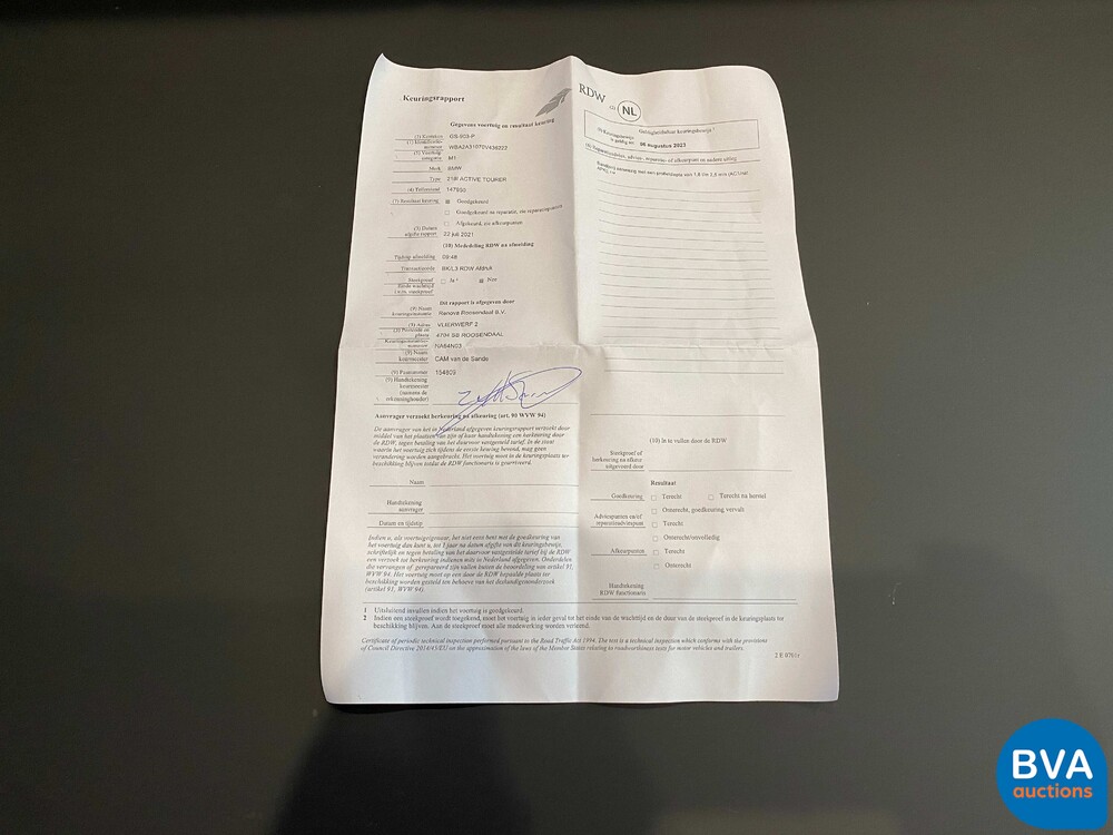 BMW 218i Active Tourer Luxury 2-series 136pk 2015 -Org NL-, GS-903-P.