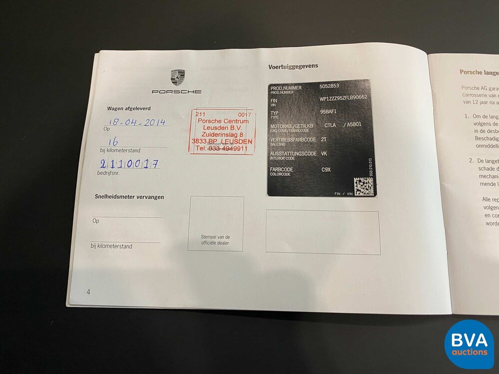 Porsche Macan Turbo PDK 400hp 3.6 CARBON 2014 -Org NL-, 7-TRH-06.