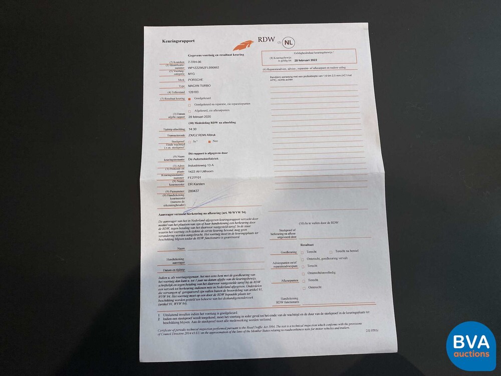 Porsche Macan Turbo PDK 400hp 3.6 CARBON 2014 -Org NL-, 7-TRH-06.