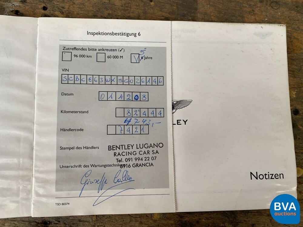 Bentley Continental GT 6.0 W12 560pk 2004