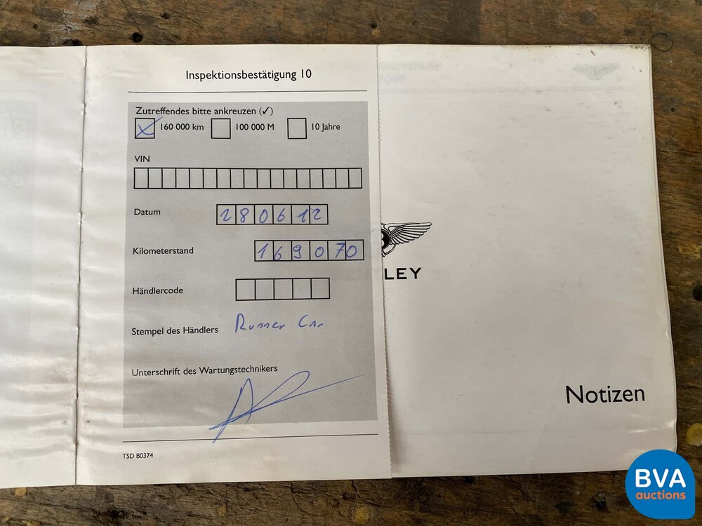 Bentley Continental GT 6.0 W12 560pk 2004