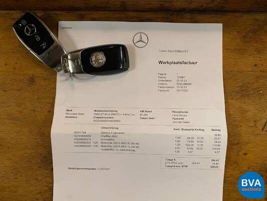 Mercedes-Benz AMG GT63s Performance 4-Türer Coupé 639pk 2019.