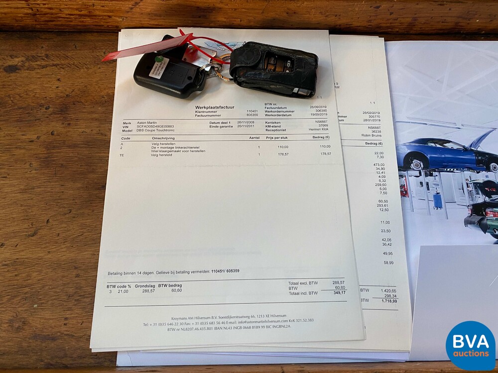 Aston Martin DBS 6.0 V12 517pk Coupe 2008, NS-656-T.