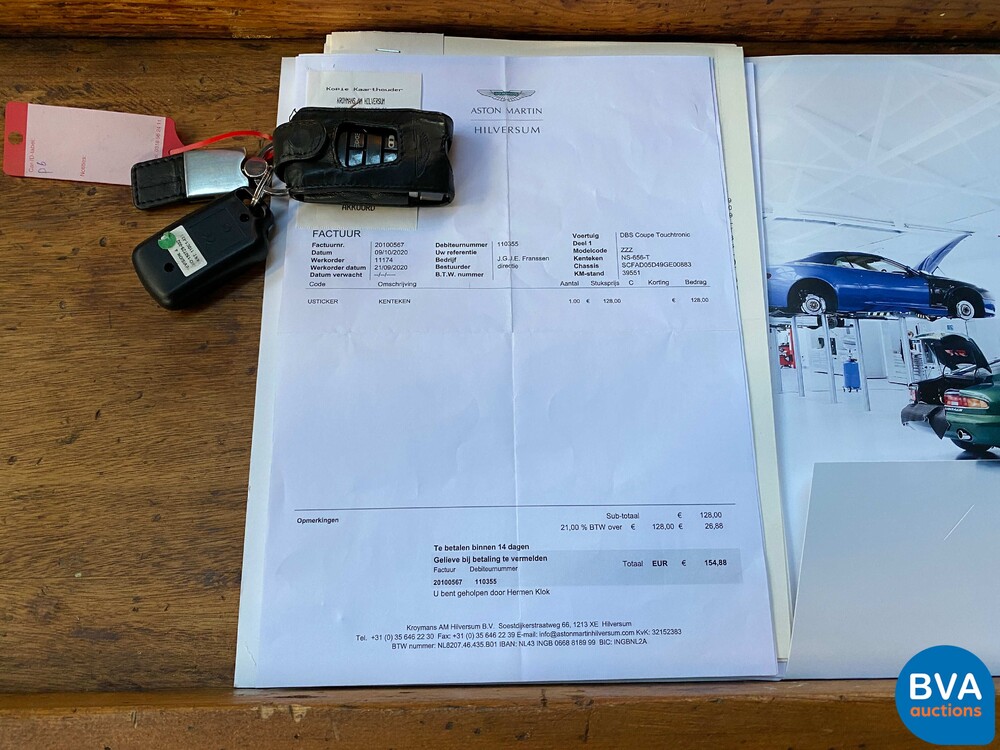 Aston Martin DBS 6.0 V12 517pk Coupe 2008, NS-656-T.