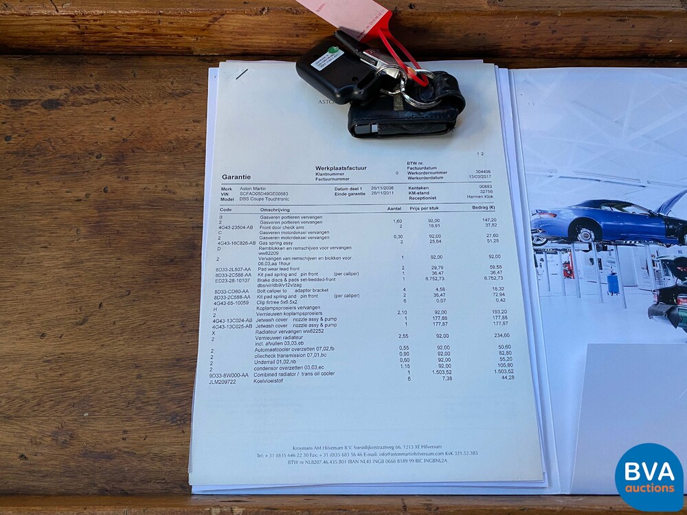 Aston Martin DBS 6.0 V12 517pk Coupe 2008, NS-656-T.