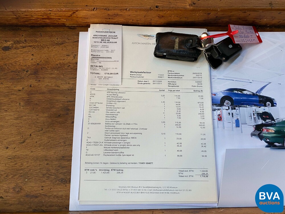 Aston Martin DBS 6.0 V12 517pk Coupe 2008, NS-656-T.