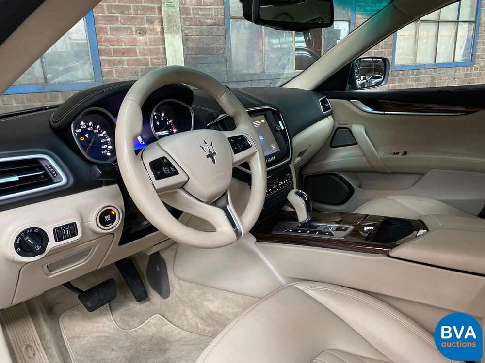 Maserati Ghibli Gran Sport SQ4 411pk 2016, N-667-GD