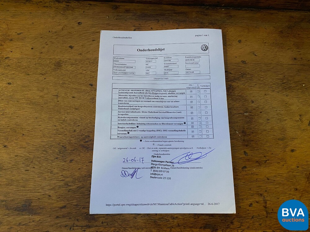 Volkswagen Golf GTE 150pk 2015, GN-478-B