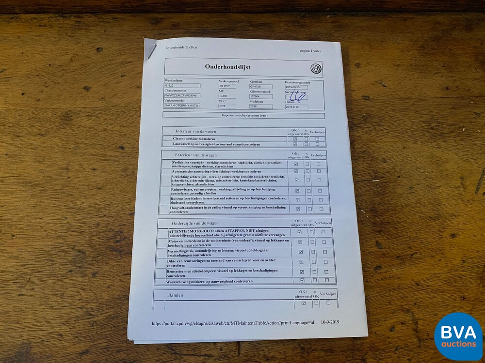 Volkswagen Golf GTE 150pk 2015, GN-478-B