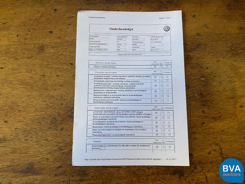 Volkswagen Golf GTE 150pk 2015, GN-478-B