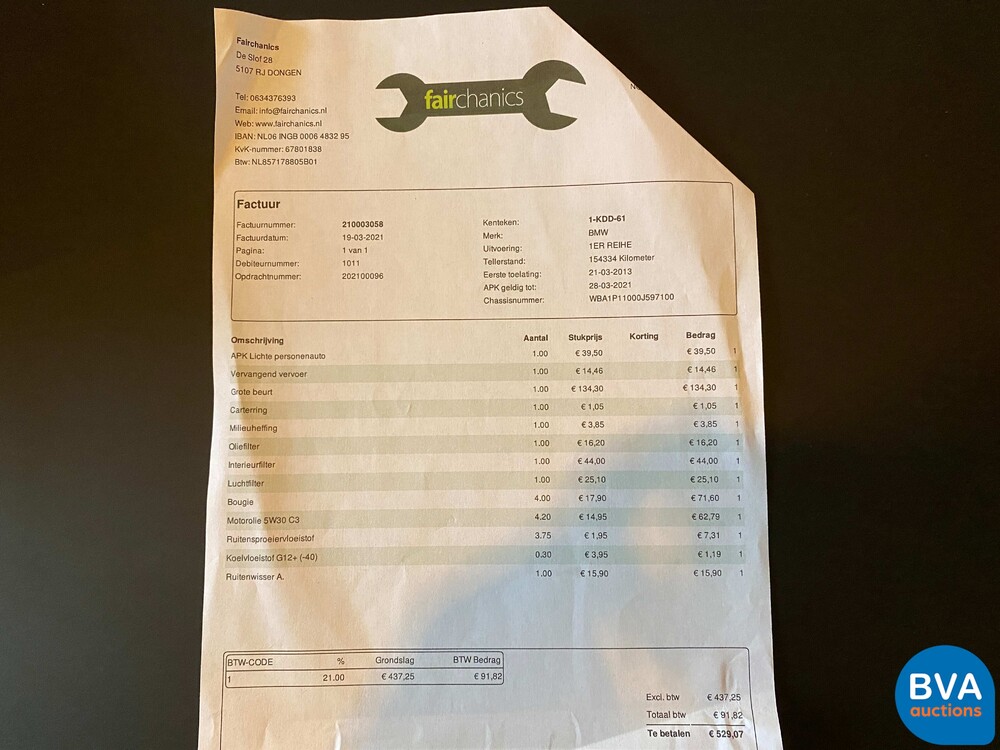 BMW 114i M-Sport 1-series 102hp 2013 -Org. NL-, 1-KDD-61.