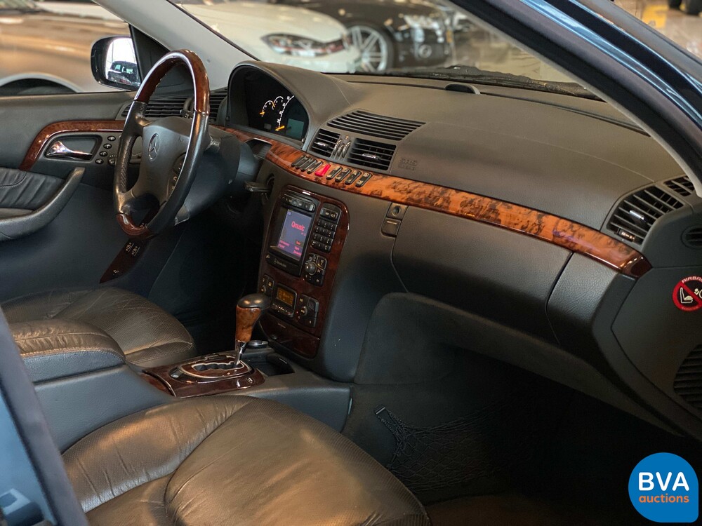Mercedes-Benz S500 Lang S-class 500 306pk 2001-Org NL-, 55-GZ-JD.