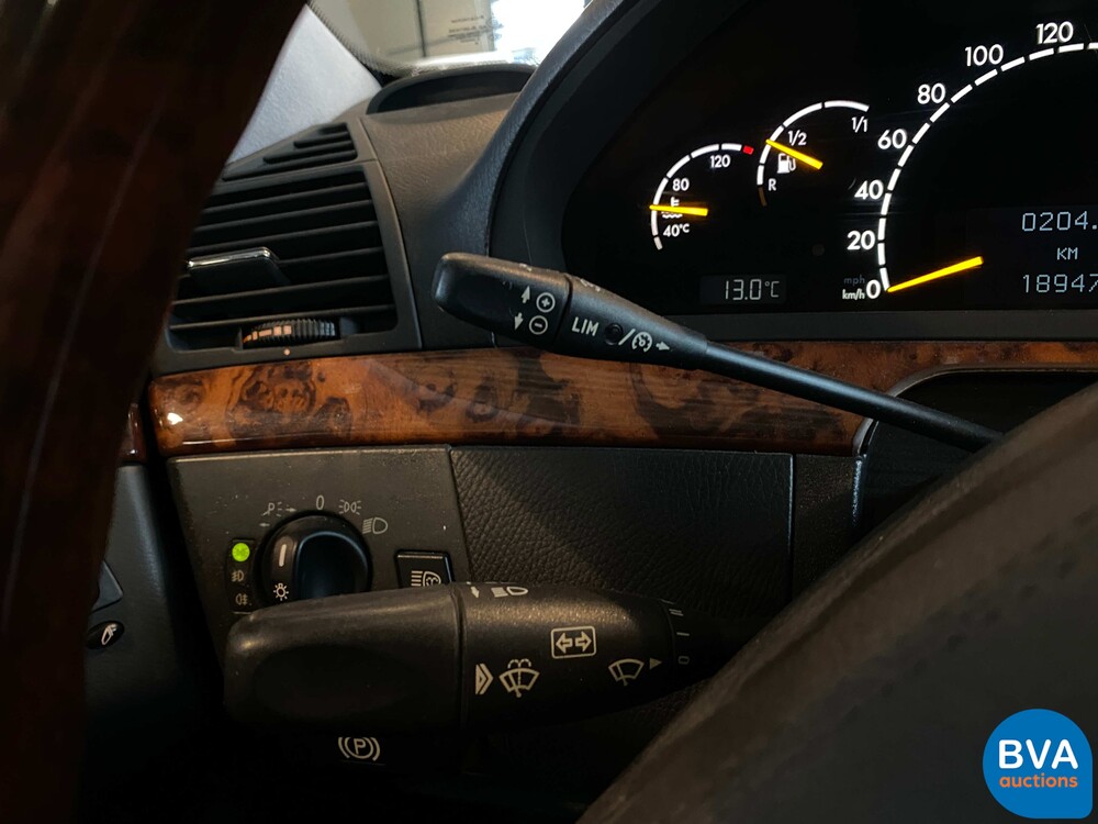 Mercedes-Benz S500 Lang S-class 500 306pk 2001-Org NL-, 55-GZ-JD.