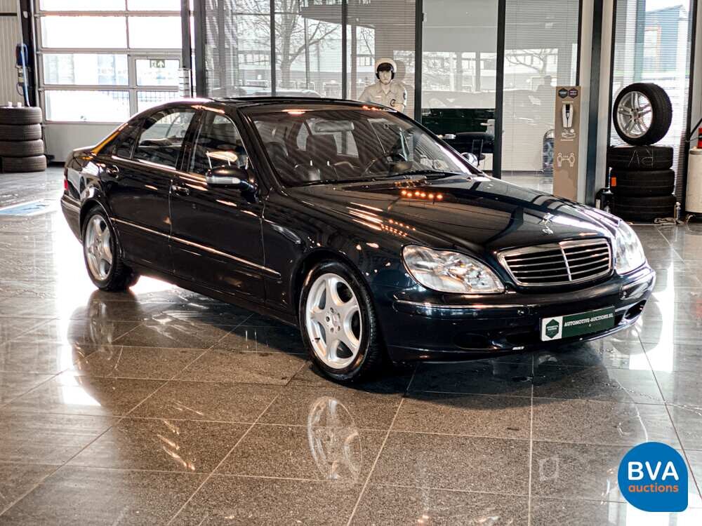 Mercedes-Benz S500 Lang S-class 500 306pk 2001-Org NL-, 55-GZ-JD.