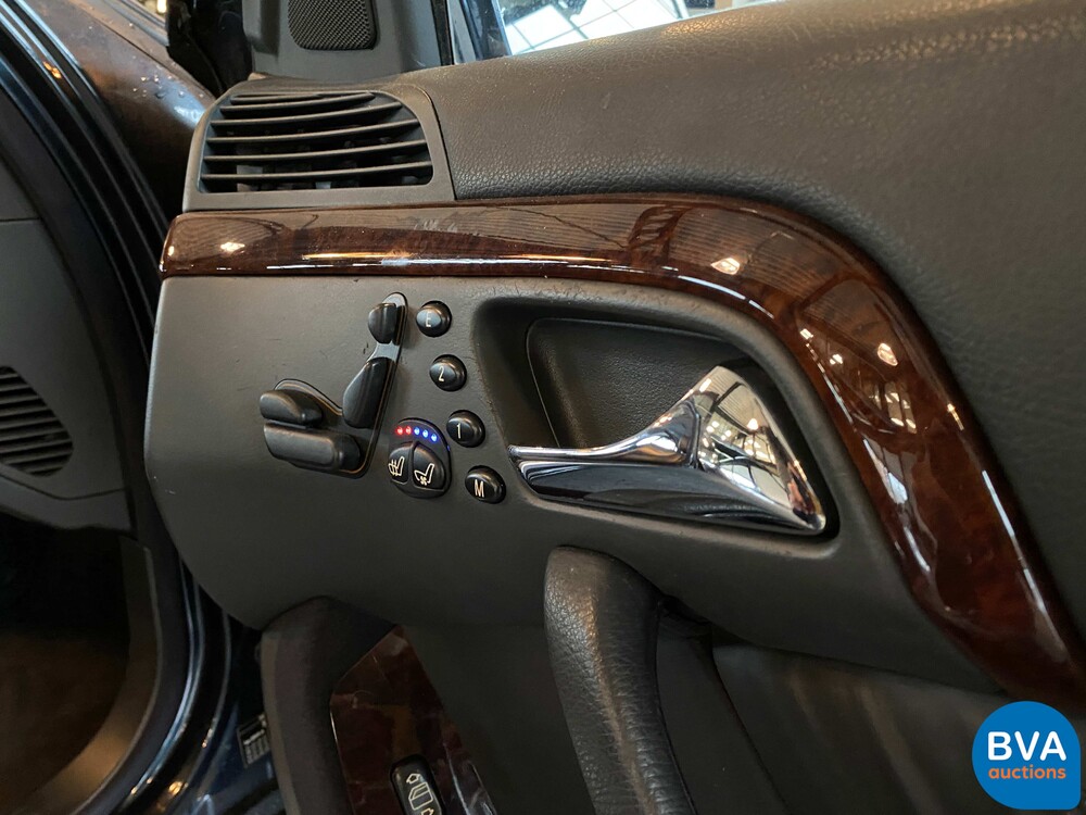 Mercedes-Benz S500 Lang S-class 500 306pk 2001-Org NL-, 55-GZ-JD.