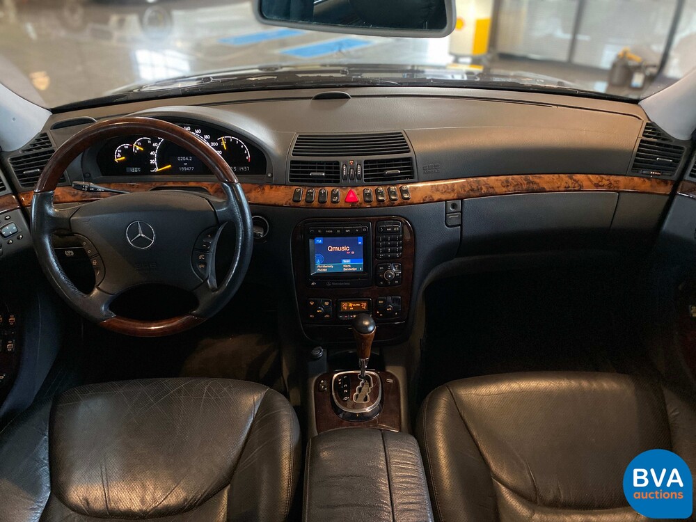 Mercedes-Benz S500 Lang S-class 500 306pk 2001-Org NL-, 55-GZ-JD.
