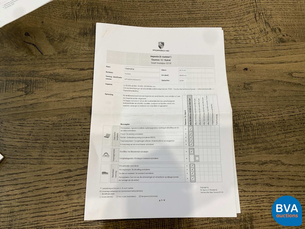 Porsche Cayenne E-Hybrid SportChrono 462pk 2018 -Org NL- -NW Model-, TG-791-N.