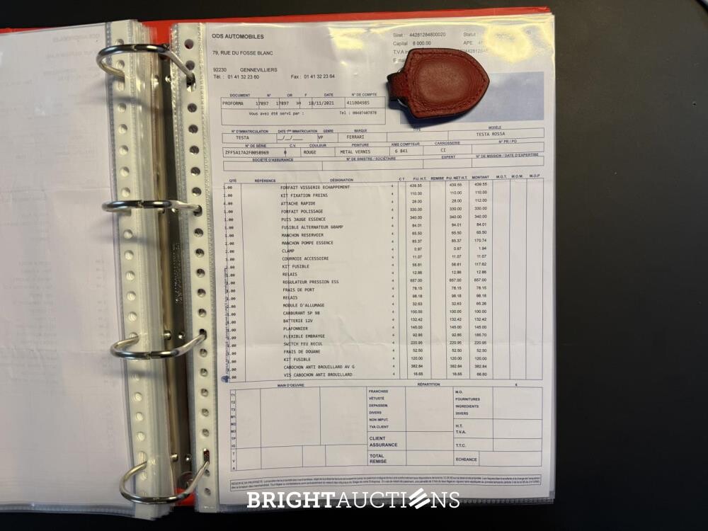 Ferrari Testarossa Monospecchio 4.9 F110 390hp Flat-12 1985, NL Nummernschilder