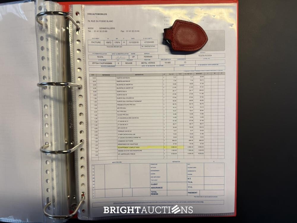 Ferrari Testarossa Monospecchio 4.9 F110 390hp Flat-12 1985, NL Nummernschilder