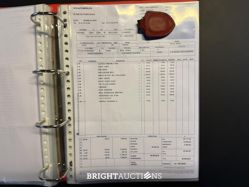 Ferrari Testarossa Monospecchio 4.9 F110 390hp Flat-12 1985, NL Nummernschilder