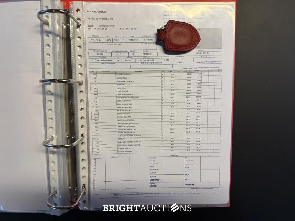 Ferrari Testarossa Monospecchio 4.9 F110 390hp Flat-12 1985, NL Nummernschilder