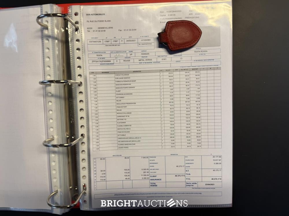 Ferrari Testarossa Monospecchio 4.9 F110 390hp Flat-12 1985, NL Nummernschilder