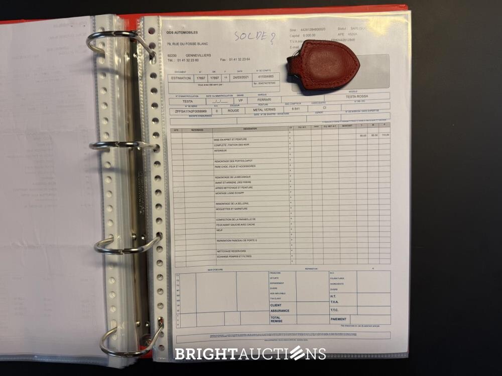 Ferrari Testarossa Monospecchio 4.9 F110 390hp Flat-12 1985, NL Nummernschilder