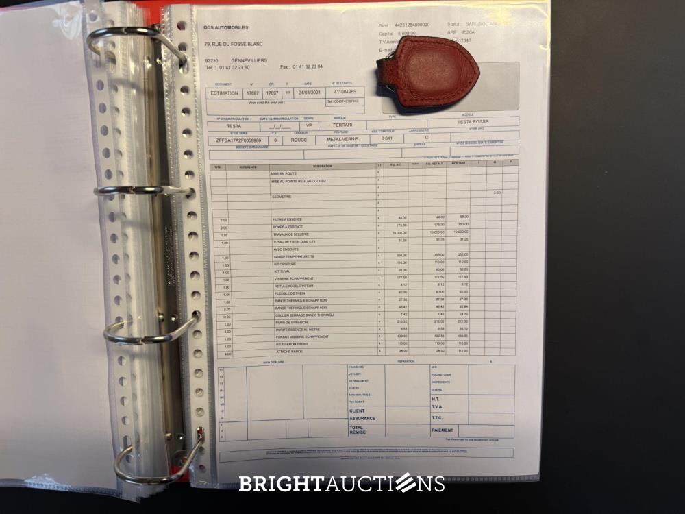 Ferrari Testarossa Monospecchio 4.9 F110 390hp Flat-12 1985, NL Nummernschilder