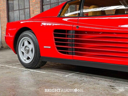 Ferrari Testarossa Monospecchio 4.9 F110 390pk Flat-12 1985, NL-Kenteken
