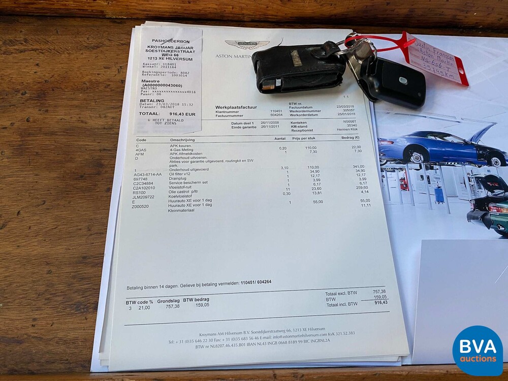 Aston Martin DBS 6.0 V12 517pk Coupe 2008, NS-656-T