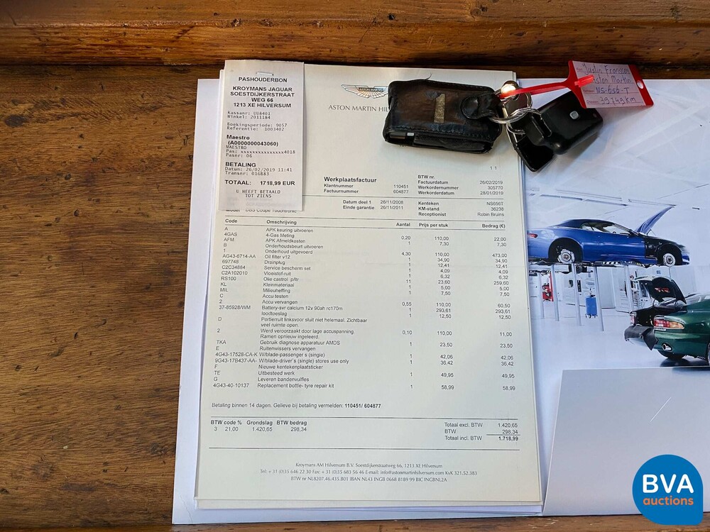 Aston Martin DBS 6.0 V12 517pk Coupe 2008, NS-656-T