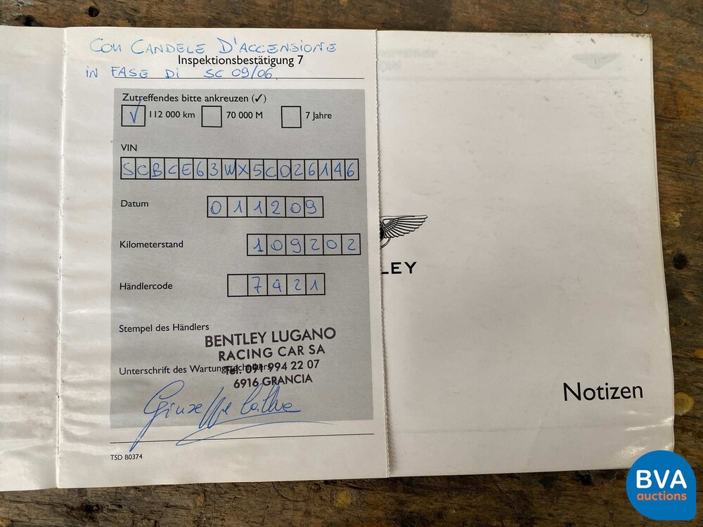 Bentley Continental GT 6.0 W12 560pk 2004