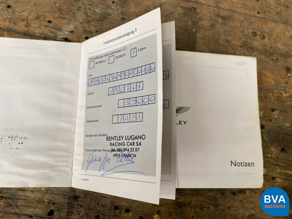 Bentley Continental GT 6.0 W12 560pk 2004