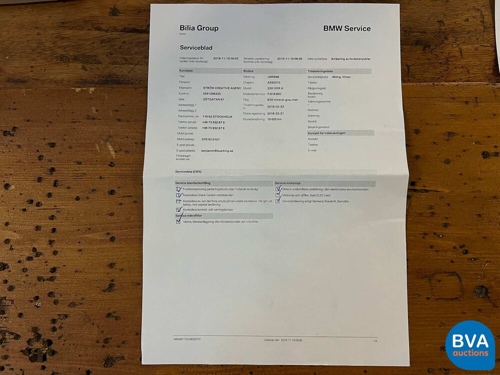 BMW 330i xDrive Edition M-Sport Shadow High Executive 3-serie 252pk 2018, N-050-RL