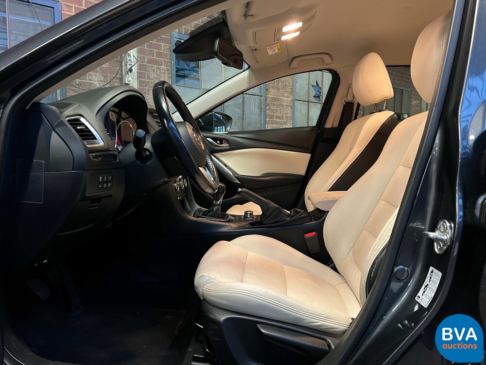 Mazda 6 Sportbreak 2.2D Skyactiv-D Skylease+ 2014 -Org. NL-, 5-TVL-28