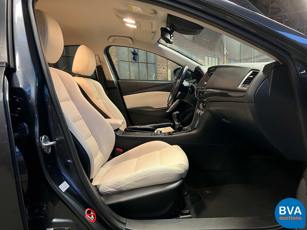 Mazda 6 Sportbreak 2.2D Skyactiv-D Skylease+ 2014 -Org. NL-, 5-TVL-28