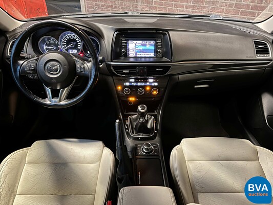 Mazda 6 Sportbreak 2.2D Skyactiv-D Skylease+ 2014 -Org. NL-, 5-TVL-28