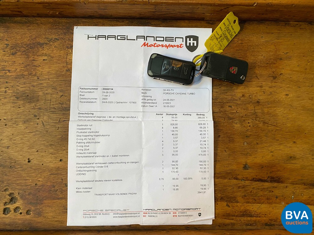 Porsche Cayenne 4.8 Turbo 500pk 2007 -Org. NL-, 56-XG-TV